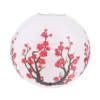 Abat-jour-de-lanterne-en-papier-antique-chinois-fleur-de-prunier-rond-nouvel-an-d-coration Lampe Sakura
