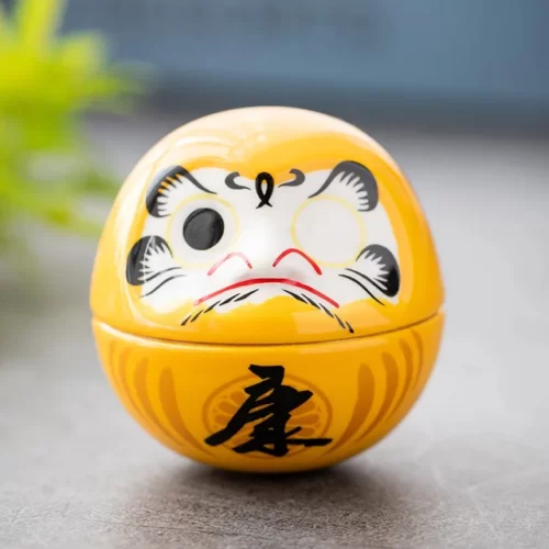 Japanese-ceramic-craft-Daruma-cartoon-lucky-cat-fortune-ornament-landscape.jpg_640x640-4 Daruma Japonais - Jaune