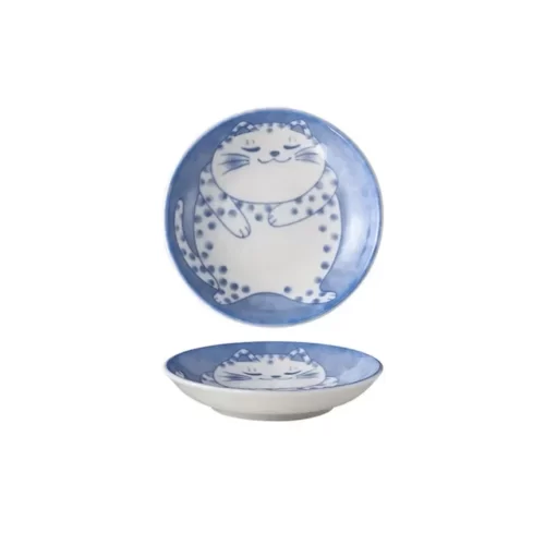 Assiettes-dessert-en-c-ramique-de-style-japonais-vaisselle-anglaise-cr-ative-motif-de-chat-porte.jpg_640x640.jpg_ (1) Assiettes à Dessert Chat - Chat-1