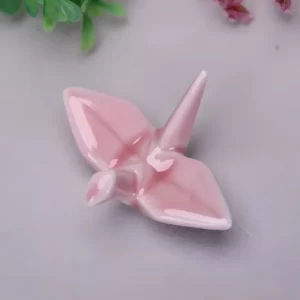 Porte Baguettes Japonaises Grue - Rose