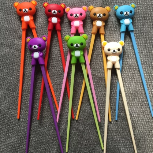 Baguettes-chinoises-pour-enfants-1-paire-ours-KrasnoCat-mignon-multi-documents-formation-d-apprentissage-cadeaux-pour Baguettes pour enfants