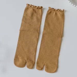 Chaussettes Tabi colorées - Jaune