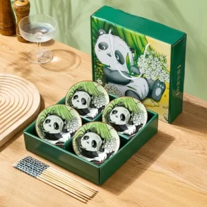 Coffret Bols Japonais Panda - 4-bols