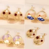 Boucles-d-oreilles-pendantes-en-mail-de-dessin-anim-pour-femmes-et-filles-bijoux-d-oreille.jpg_ 3 Paires de Boucles d'oreilles Japonaises Dorées