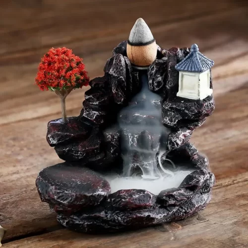 Incense burner-Mountains-Riviere-Waterfall-sexually-Path-e-Reflux-Arm-struction-e Brûleur d'encens Montagne - Image 2