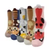 Cute-Kawaii-cartoon-cotton-socks-for-women-fashion-color-e-5-pairs.jpg_640x640-6 5 Paires chaussettes animaux kawaii - Renard et chats
