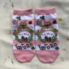 Chaussettes-femme-Hayao-Miyazaki-Mon-Voisin-Totoro-Chihiro-Kiki-la-petite-sorci-re-Printemps-Et-Mignon-11 Mini chaussettes Totoro - Rose à rayures