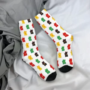 Chaussettes blanches Maneki Neko multicolor - Image 2