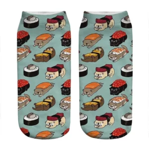 Chaussettes sushi fantaisie - Loutre