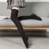 Long-black-and-white-striped-socks-for-women-over-the-knee-socks-high-socks-for.jpg_640x640-1 Chaussettes hautes écolières - Noir