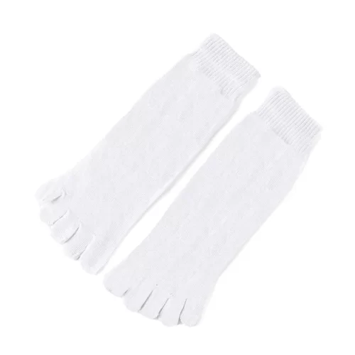 Chaussettes-unisexes-Five-Parker-pour-hommes-et-femmes-chaussettes-cinq-doigts-bas-en-coton-respirant-sport.jpg_640x640-6 Chaussettes 5 doigts - Blanc