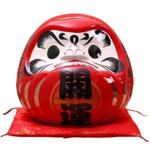 Daruma-Mini-poup-es-miniatures-Dharma-en-porcelaine-jouet-jouet-uf-ornement-voiture-japonaise Grand Daruma