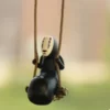 Figurine-Anime-No-Face-Man-1-pi-ce-mod-le-bricolage-jardinage-d-coration-paysage-poup Figurine Sans Visage sur Balançoire