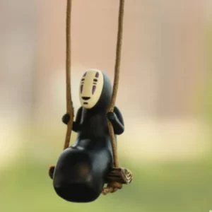 Figurine-Anime-No-Face-Man-1-pi-ce-mod-le-bricolage-jardinage-d-coration-paysage-poup Figurine Sans Visage sur Balançoire