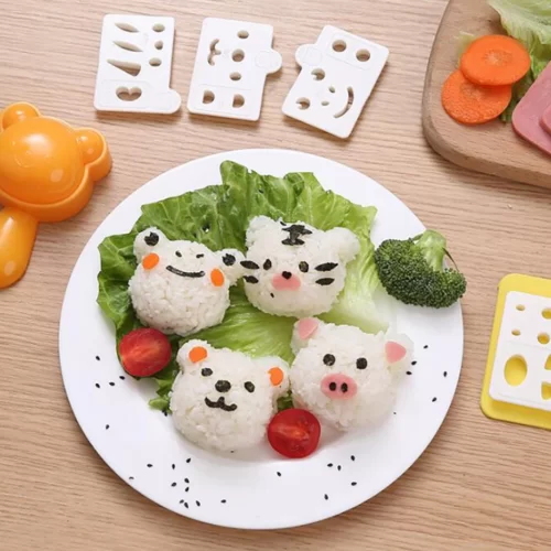 H0f845d14c9284e38b6a7ba7002931b16M Kit Moule Boule de Riz Animaux - Image 3
