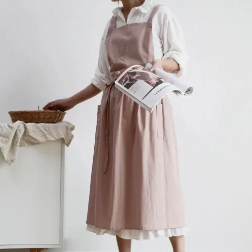 Hcd4de91c38774dd9a14d5febc44e0550N Tablier Traditionnel Japonais Femme - Image 5
