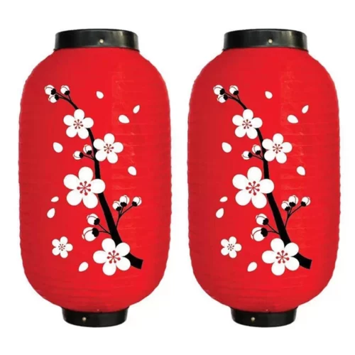 Lanterne-Japonaise-D-corative-de-ix-10-Pouces-Gadget-de-D-coration-Domestique-pour-Restaurant-Chochin.jpg_640x640 Paire de Lanternes Japonaises Rouges Sakura - Modele-1
