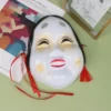 Masque-Noh-du-drame-traditionnel-japonais-accessoires-de-f-te-pour-Halloween-Keijiro-Cosplay-masques-de Masque de Geisha
