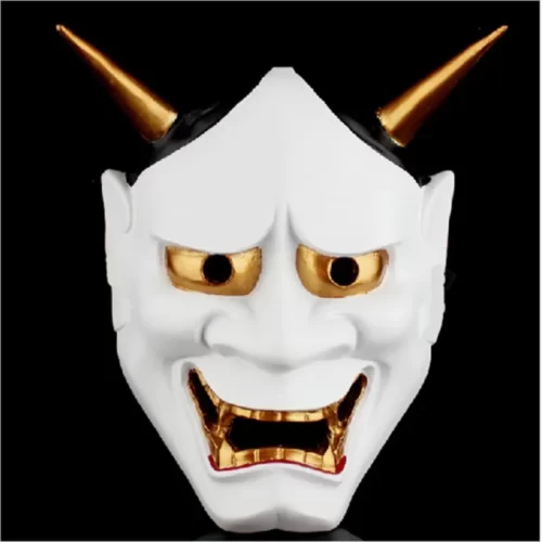 Masque-d-Halloween-Fant-me-Japonais-Hannya-Accessoire-de-Maquillage-Cosplay-Tim-ixd-Horreur-Meubl-pour-1 Masque Japonais Démon Oni - Image 2