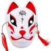 Masques-de-renard-japonais-avec-glands-et-cloches-masque-de-f-te-cosplay-masque-d-Halloween.jpg_640x640 Masque Japonais Kitsune - Rouge