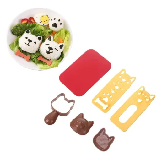 Moule-Gaufrage-en-Forme-de-Chat-Mignon-pour-Sushi-Nori-Chien-Ours-Lapin-Bento-Sanwich-D.jpg_640x640-1 Kit Moule Boule de Riz Animaux - Chien
