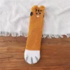 Optique-Chaussettes-cinq-doigts-pour-femmes-Chaussons-de-sol-pour-filles-Chaussons-Parker-moelleux-Chaussette-ray.jpg_640x640-5 5 Paires chaussettes pilou pilou patte de chat - Image 4