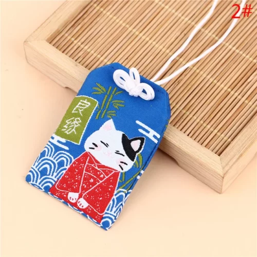 Japanese-Omamori-Prayer-Pendant-for-Fortune-Protection-Bag-for-Health-and.jpg_640x640-4 Omamori Maneki Neko - Bleu