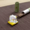 Ceramic-incense-holders-for-aromath-rapie-Eva-d-incense-cat-ornament-of-2 Porte Encens Maneki Neko - Image 3