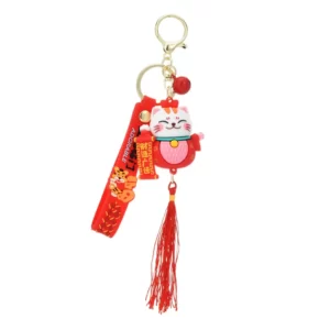 Maneki Neko Keychain Porte Clés Maneki Neko