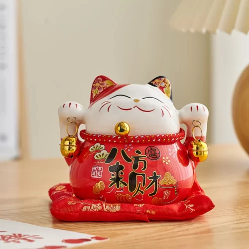 Pot-de-chat-porte-bonheur-cr-atif-petit-pot-en-c-ramique-d-coration-de-bureau Tirelire Maneki Neko