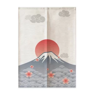 Rideau-d-coratif-japonais-Fuji-Waves-aucun-rideau-de-porte-cloison-de-porte-de-cuisine-entr.jpg_640x640-5 Noren Japonais - Mont-fuji 85x150cm