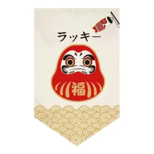 Petit Noren Daruma - Modele-3 30x50cm