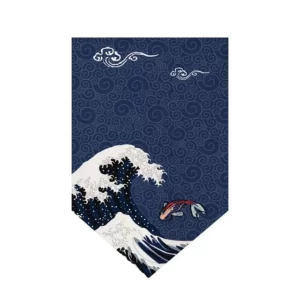 Petit Noren Kanagawa - Modele-2 30x50cm