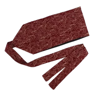 Ceinture Obi Kanagawa - Rouge et Or 15cm
