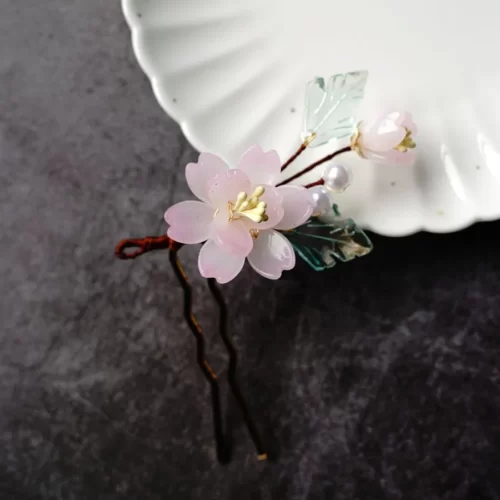 S3d1497f7506d4fef93228291c89ee0b5e Épingle à Cheveux Japonaise - Rose