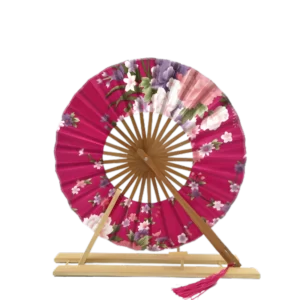 S4530c086ee314da99b1d5afa9a7ae4acm-removebg-preview (1) Éventail Japonais Uchiwa Rose foncé