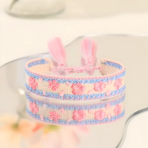 S5029834d47b04266a9936d17bb737e9ax Bracelet tressé Japonais - Sakura