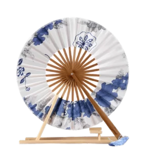 S621473f5adfb4ba4a3323e3a3eb8e8d7M-removebg-preview (1) Éventail Japonais Uchiwa Blanc et Bleu