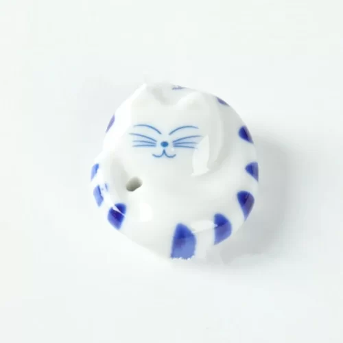 S6361de13d60c45f6a5edf92721d860ec9 Porte Encens Chat - Bleu