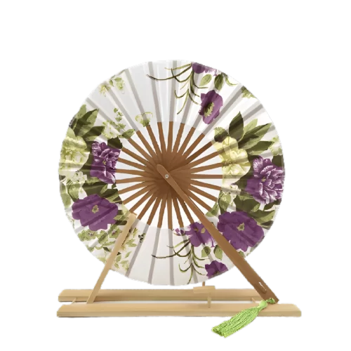 S65bd999429cd4f40b77def205d896a1bC-removebg-preview (1) Éventail Japonais Uchiwa Blanc et Violet