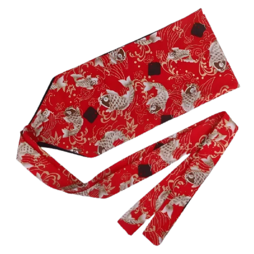 S65c566ea1bc241598e1715279cb1da490-removebg-preview (1) Ceinture Obi Carpe Koï - Rouge 15cm