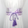 S852bbe899a1d41c1ad411c535b228d9ck Ceinture Obi Traditionnelle Sakura - Violet
