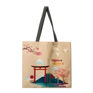Mont-Fuji-contract-tote-bag-for-ladies-sac-provisions-pliable-sac-de-plage.jpg_640x640.jpg_ (1) Tote Bag Torii - L