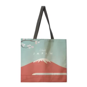 Sac-fourre-tout-d-contract-du-mont-Fuji-pour-dames-sac-provisions-pliable-sac-de-plage.jpg_640x640.jpg_ Tote Bag Shinkansen - L