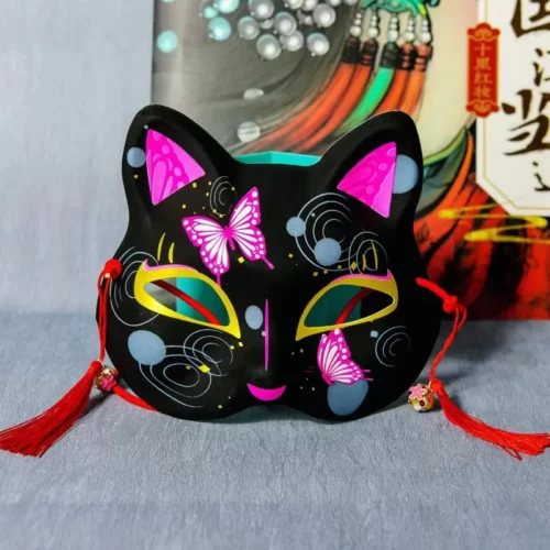 Sc326d27bca3541918629eb0cae9e7447s Masque Japonais Papillon et Carpe Koï - Image 3