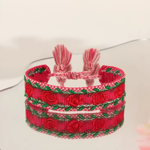Sc4404618c747477f8d70b052ba7eef84T Bracelet tressé Japonais - Rose