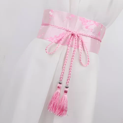 Sf893d48343064bbfaae11e983adb652bF Ceinture Obi Traditionnelle Sakura - Rose