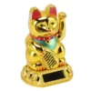 Lucky-Cat-Statue-Chinese-Waving-Arm-Lumi-re-Solar-Induction-Figurine-for-the-Home-1 Maneki Neko en Or - Image 2