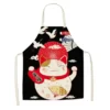 Cotton-and-linen-kitchen-apron-japanese-animated-cat-lucky-cat-sleeveless-bib.jpg_640x640-14 Tabliers Maneki Neko Japonais - Modele-16 enfant-38x47cm