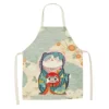 Cotton-and-linen-kitchen-apron-japanese-animated-cat-lucky-cat-sleeveless-bib.jpg_640x640-9 Tabliers Maneki Neko Japonais - Modele-10 enfant-38x47cm